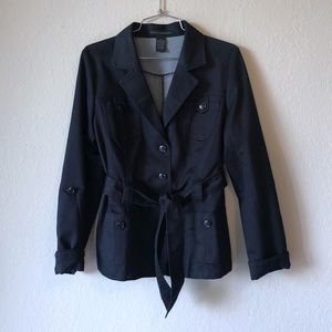 Grace Elements Dark Blue Button Down Jacket - 10